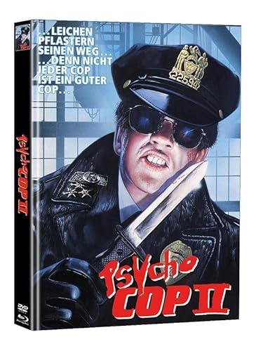Psycho Cop 2 - Mediabook - Cover A - Super Spooky Stories - Limited-Edition auf 111 Stück (Blu-ray) (+ DVD) von AVV
