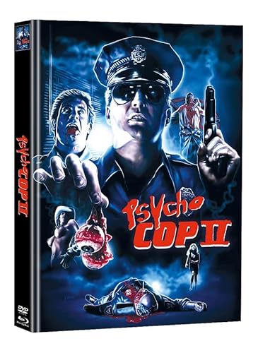 Psycho Cop 2 - Mediabook - Cover B - Super Spooky Stories - Limited-Edition auf 111 Stück (Blu-ray) (+ DVD) von AVV