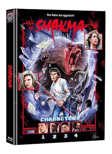 Shakma - Mediabook - Cover B - Super Spooky Stories - Limited-Edition auf 222 Stück (Blu-ray) (+ Bonus-Blu-ray) von AVV