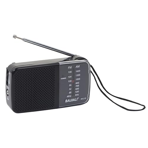 AVZYARDY Mini Tragbarer Vintage Radios AA Batterie mit Vollwellen-Band-Taschenradio eingebauter Lautsprecher for morgendliche Übungen AVZYARDY Mini Tragbarer Vintage Radios AA Batterie mit Vollwellen-Band-Taschenradio eingebauter Lautsprecher for morgendliche Übungen von AVZYARDY