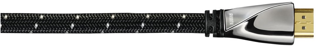 High Speed HDMI-Kabel (1m) St.-St. Gewebe vergoldet Ethernet von AVinity