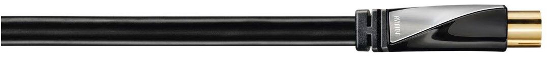 Koax-Stecker - Koax-Kupplung (3,0m) schwarz von AVinity