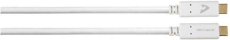 USB-C-Kabel Full-Featured (1 m) weiß 3.1 Gen. 2 von AVinity