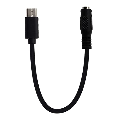 AWADUO 20V 5A USB 3.1 Stecker auf USB C Buchse Kabel, USB 3.1 Typ C USB-C auf DC 5,5 x 2,5 mm Netzteilbuchse Verlängerungskabel (0,25 m) von AWADUO