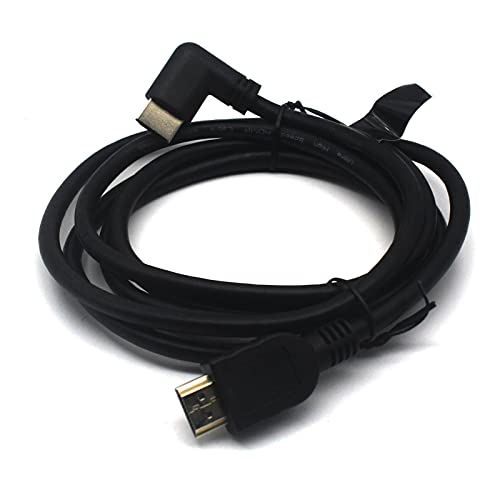 AWADUO 8K HDMI 2.1 Cable Male to Male with 90 Degree Left Angle, Ultra Cord High Speed HDMI 8K@60Hz 4k@120Hz, HDMI 2.1 Cable Compatible with Monitor/Projector/HDTV(1.8M) von AWADUO