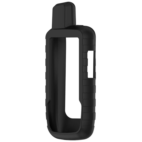 AWADUO Ersatz Smartwatch Schutzhülle Kompatibel mit Garmin GPSMAP 66i/67i Silikon Shell Anti Drop Uhr Zubehör (schwarz) von AWADUO