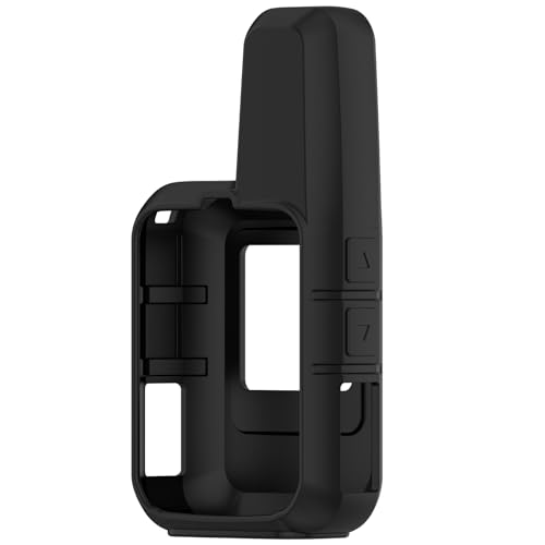 AWADUO Ersatz Smartwatch Schutzhülle Kompatibel mit Garmin InReach Mini 2 Silikon Shell Anti Drop Uhr Zubehör (schwarz) von AWADUO
