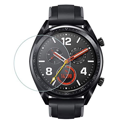 AWADUO Kompatibel für Huawei Watch GT Gehärtetem Glas Displayschutzfolie, Displayschutzfolie Für Huawei Watch GT, Aus Echtem Glas von AWADUO