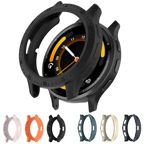 AWADUO Kompatibel mit Garmin Venu 3 TPU Schutzhülle, Smartwatch Schutzhülle Shell Weiche und langlebige Uhrenzubehör (schwarz) von AWADUO