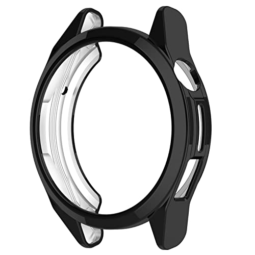 AWADUO Kompatibel mit Huawei Watch GT Runner Schutzhülle, Smartwatch PC Schutzhülle Case Soft Shell Schwarz Smartwatch Zubehör von AWADUO