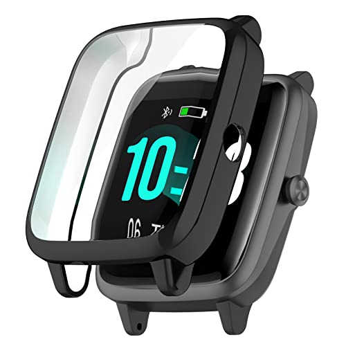 AWADUO Kompatibel mit IP68 Schutzhülle Cover, Smartwatch TPU Transparent Schutzhülle Cover Shell für ID205L für Mann Frauen von AWADUO