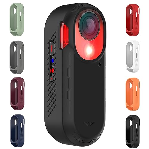 AWADUO kompatibel mit Garmin Varia RCT715 Schutzhülle, Smartwatch Silikon Schutzhülle Shell Schutzhülle Abdeckung (schwarz) von AWADUO