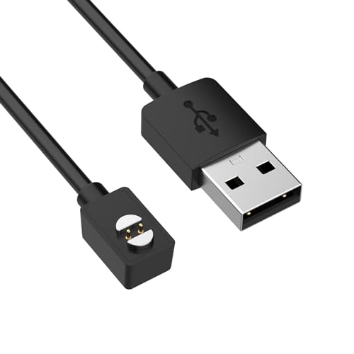 AWADUO kompatibel mit Haylou PurFree Ersatz USB Ladekabel, USB Magnetic Charger Ladekabel Kopfhörer Zubehör (1m/3.3ft) von AWADUO