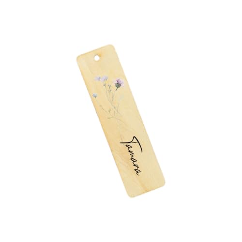 AWASG Lesezeichen Blumen floral, Personalisiert mit Name, Mädchen Frauen Buchzeichen mit buntem Aufdruck, Geschenk Leseratten AWASG Lesezeichen Blumen floral, Personalisiert mit Name, Mädchen Frauen Buchzeichen mit buntem Aufdruck, Geschenk Leseratten von AWASG