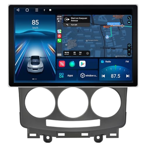 AWESAFE Android Autoradio für Mazda 5 2006-2010 13.1 Zoll Screen mit Carplay, Android Auto, Navigation, von AWESAFE