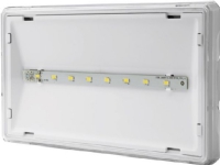 AWEX Emergency lighting fitting EXIT LED 1W 130lm 1h dual-purpose AT white + PU31 ETE/1W/BSA/AT/WH - ETE/1W/BSA/AT/WH von AWEX