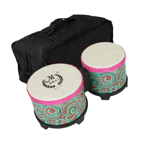 ＡＷＨＡＯ Bongo Trommel Set 5 Zoll Und 6 Zoll mit Tasche für Koordination Und Unterricht, Blau von ＡＷＨＡＯ