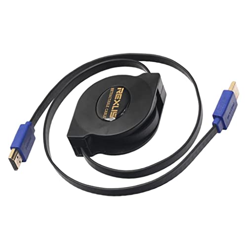 AWHAO Einziehbares StromStromkabel Vergoldeter Stecker 3D, 1080P für, DVD Player, Computer, 1,8m AWHAO Einziehbares StromStromkabel Vergoldeter Stecker 3D, 1080P für, DVD Player, Computer, 1,8m von AWHAO