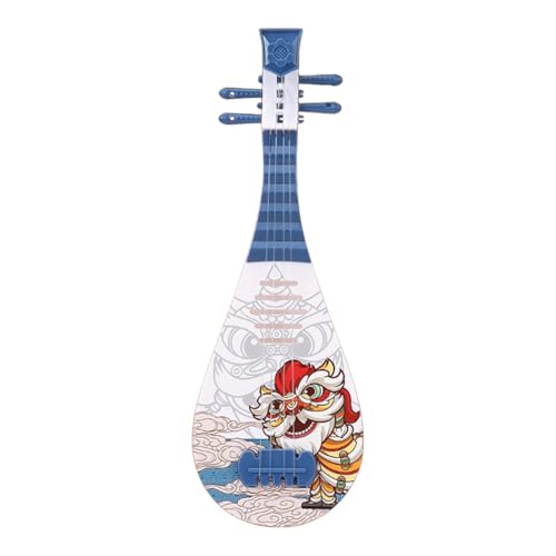 AWHAO Kleines Gitarrenspielzeug, Musikinstrument, Ukulele, Spielzeug, Gitarre, Spielzeug, Ukulele, Spielzeug, für Mädchen Und Jungen, Blau AWHAO Kleines Gitarrenspielzeug, Musikinstrument, Ukulele, Spielzeug, Gitarre, Spielzeug, Ukulele, Spielzeug, für Mädchen Und Jungen, Blau von AWHAO