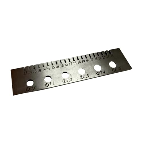 ＡＷＨＡＯ Piano Road Mesury Disvice Messer Messen Messener Tuner Tragbares Drahtmessel für Die Dicke Des Pegs Saiten Modells, Rechteck von ＡＷＨＡＯ