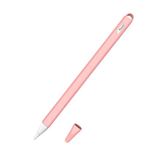 AWINNER Silikon-Schutzhülle kompatibel mit Apple MU8F2AM/A Pencil (2. Generation), Schutzhülle für iPad Pro (3. Generation), Rosa von AWINNER