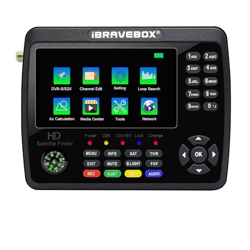 Digital Satfinder - Satelitenfinder Finder V10 Max HD Sat Messgeräte mit Satellitenerkennung DVB-S/S2/S2X zur exakten Justierung Ihrer Sat Antenne Unterstützung H.265 (V10) Digital Satfinder - Satelitenfinder Finder V10 Max HD Sat Messgeräte mit Satellitenerkennung DVB-S/S2/S2X zur exakten Justierung Ihrer Sat Antenne Unterstützung H.265 (V10) von AWKAQUN