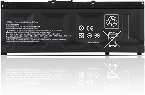 SR03XL Laptop Battery for HP ZBook 15v G5 Mobile Workstation Pavilion 15-CX 17-CD 15T-CX0000 17T-CD000 17T-CD100 15-cx0001na 15-cx0019na HSTNN-DB8Q HSTNN-IB8L L08934-2B1 TPN-Q194 TPN-C133 SR03XL Laptop Battery for HP ZBook 15v G5 Mobile Workstation Pavilion 15-CX 17-CD 15T-CX0000 17T-CD000 17T-CD100 15-cx0001na 15-cx0019na HSTNN-DB8Q HSTNN-IB8L L08934-2B1 TPN-Q194 TPN-C133 von AWMJCLV