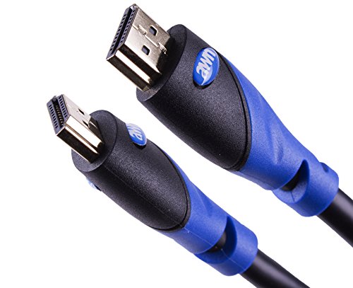 HDMI Kabel Ultra Full HD 4K 3D 1080p Ethernet Audio Return CEC Deep Color (3 m) von AWN