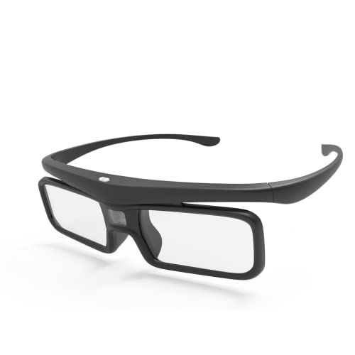 AWOL VISION DLP Link 3D-Brille, wiederaufladbare aktive Shutterbrille, kompatibel mit AWOL VISION LTV-2500, LTV-3500, Vanish TV und Anderen DLP-Link 3D-Projektoren (1 Pack) von AWOL VISION