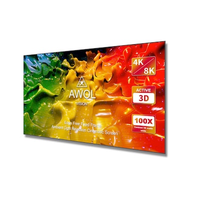 AWOL Vision Cinematic ALR Beamer Leinwand, 100" 223,4 x 126,5 x 2,5cm von AWOL Vision