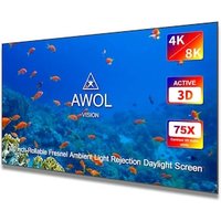 AWOL Vision Daylight ALR Beamer Leinwand, 120" 267,6 x 151,4 x 2,5cm von AWOL Vision