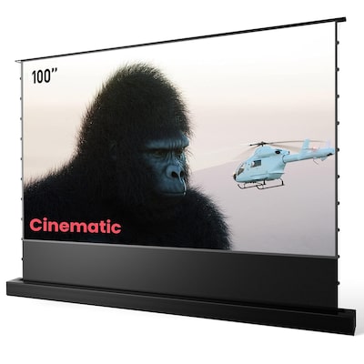 AWOL Vision Motorisierte Bodenleinwand mit ALR Beamer Leinwand, 100" AWOL Vision Motorisierte Bodenleinwand mit ALR Beamer Leinwand, 100" von AWOL Vision
