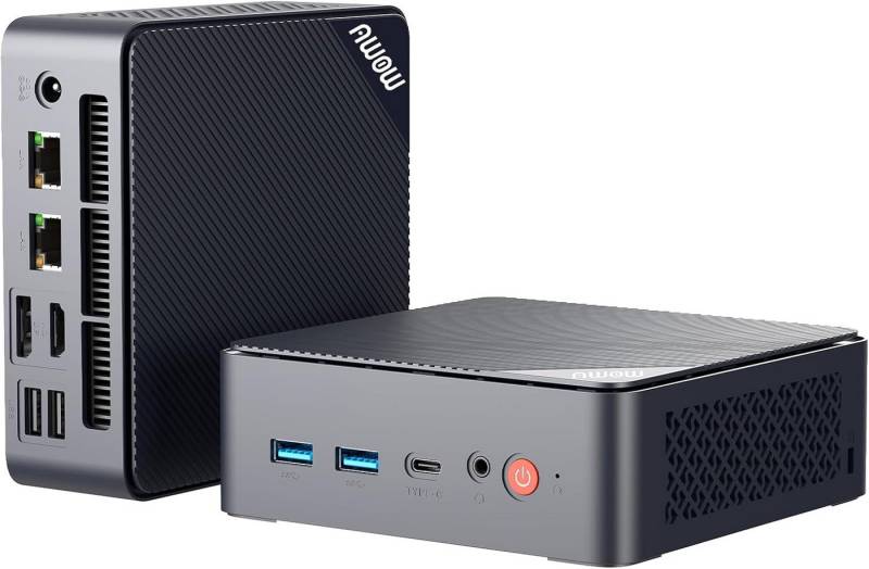 AWOW Dual LAN Mini PC Intel N150, 16 GB RAM 512 GB SSD Mini-PC (Intel Twin Lake N150, UHD Graphics, 16 GB RAM, 512 GB SSD, Lüfter) von AWOW