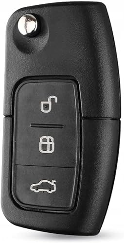 AWPARTS - Autoschlüssel-gehäuse - Funkschlüssel-Gehäuse - KFZ Fernbedienung Gehäuse Kfz-Schlüssel-Gehäuse kompatibel mit Ford S-MAX C-MAX Mondeo Galaxy von AWPARTS