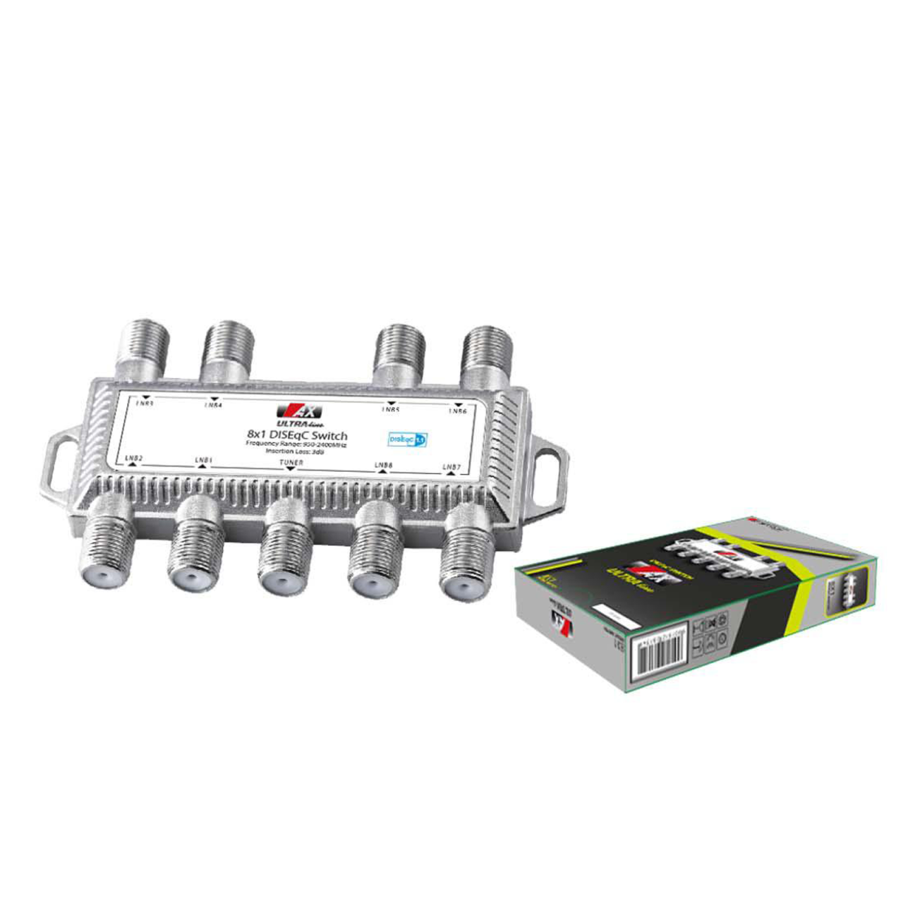 AX Ultra Line DiSEqC Schalter 8/1 von AX Technology