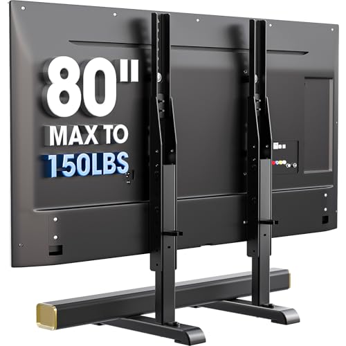 Universal Großer TV Ständer TV Standfuss Fernseher Standfüße Beine Höhenverstellbar für 24 zu 80 Zoll Fernseher Max. 50 KG VESA 800x500 mm HT10B-002 Universal Großer TV Ständer TV Standfuss Fernseher Standfüße Beine Höhenverstellbar für 24 zu 80 Zoll Fernseher Max. 50 KG VESA 800x500 mm HT10B-002 von AX WABER