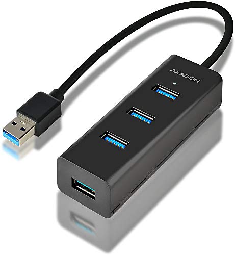 AXAGON HUE-S2B - USB 3.0, 4-Port Charging HUB, inkl. microUSB Input von AXAGON ECO