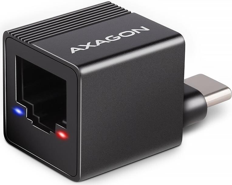 AXAGON ADE-MINIC USB-C 3.2 Gen 1 Gigabit Ethernet MINI adapter - schwarz (ADE-MINIC) von AXAGON