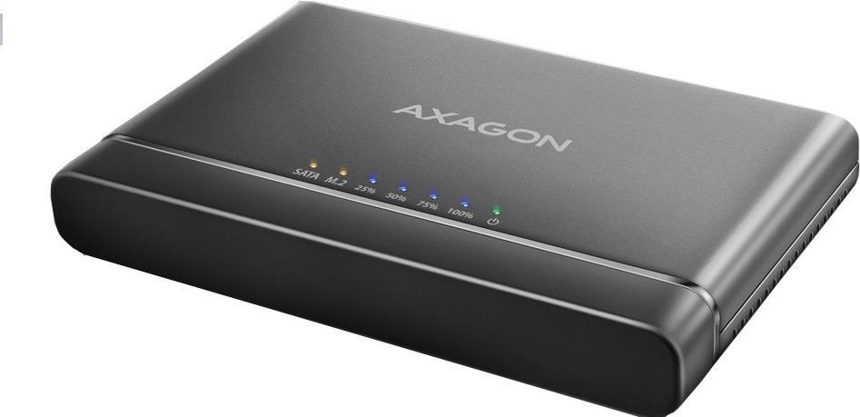AXAGON ADSA-CC USB-C 10Gbps - NVMe M.2 SSD & SATA 2.5/3.5 SSD/HDD CLONE MASTER 2 - Digital/Daten - NVMe - Serial ATA (ADSA-CC) von AXAGON