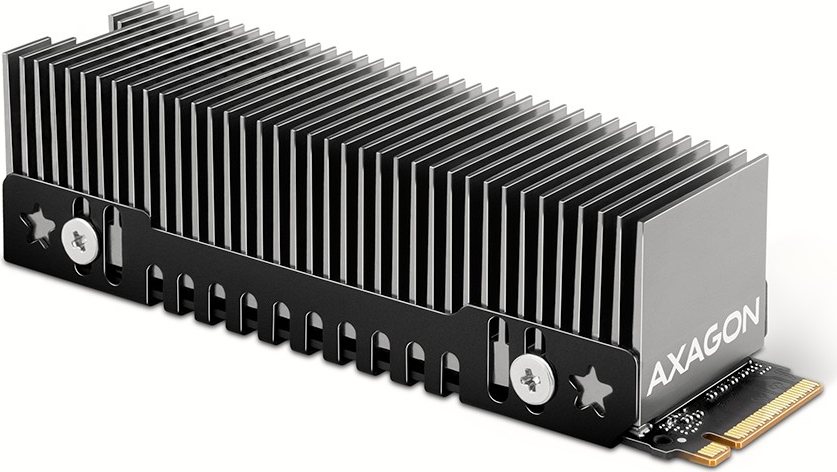 AXAGON CLR-M2XT M.2 SSD Passivkühler Aluminium - 2280 (CLR-M2XT) von AXAGON