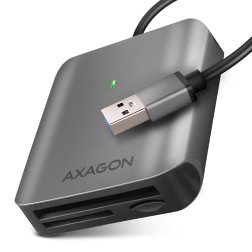 AXAGON CRE-S3 Externer Kartenleser USB-A 3.2 Gen 1, 3-Slot, SD/microSD/CF, UHS-II von AXAGON