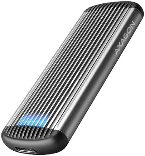 AXAGON EEM2-SA USB Micro-B 3.2 Gen 1 - M.2 SATA SSD Gehäuse, Werkzeuglos - gerippt AXAGON EEM2-SA USB Micro-B 3.2 Gen 1 - M.2 SATA SSD Gehäuse, Werkzeuglos - gerippt von AXAGON