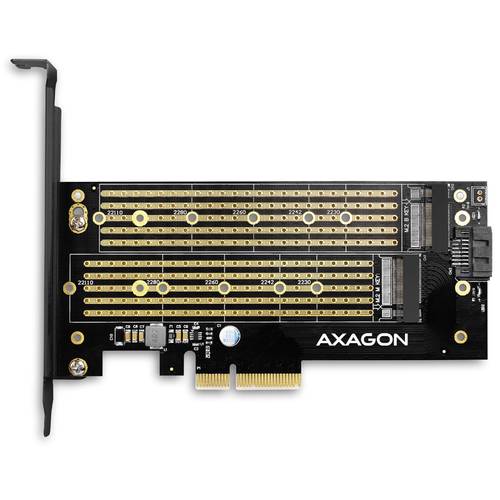 AXAGON PCEM2-D PCI-Express Karte PCIe Passend für (SSD): M.2 PCIe NVMe SSD von AXAGON