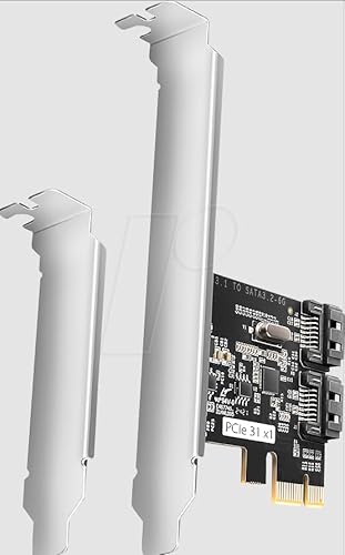 AXAGON PCES-SJ2 PCIe Controller 2X internal SATA 6G Port, JMB582 LP AXAGON PCES-SJ2 PCIe Controller 2X internal SATA 6G Port, JMB582 LP von AXAGON