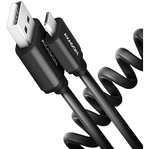 AXAGON kompatibles BUMM-AM10TB Kabel Micro-USB auf USB-A 2.0, schwarz - 0,6m von AXAGON