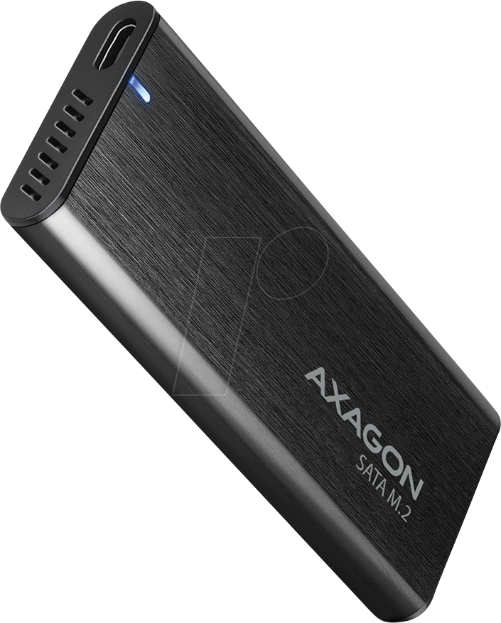 AXG EEM2-SBC - Externes M.2 SATA SSD Gehäuse, USB 3.1 von AXAGON