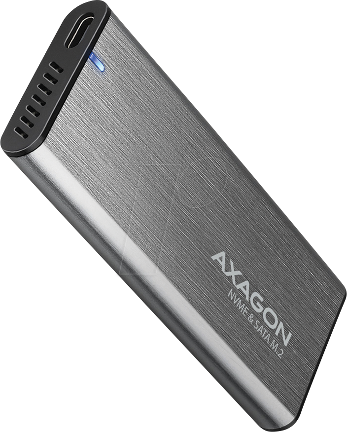 AXG EEM2-SG2 - Externes M.2 SATA / NVMe SSD Gehäuse, USB 3.1 von AXAGON
