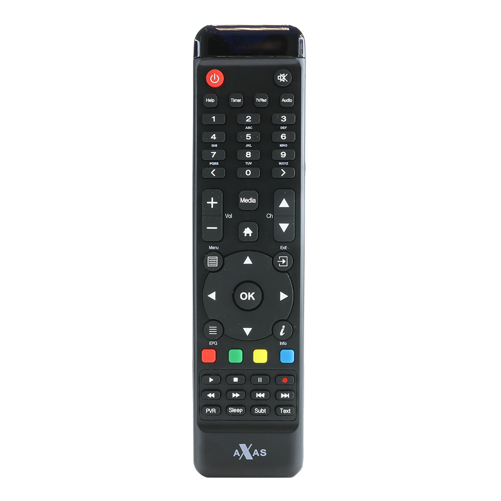 Fernbedienung Original für Axas E3HD E4HD E4HD Combo Receiver von AXAS