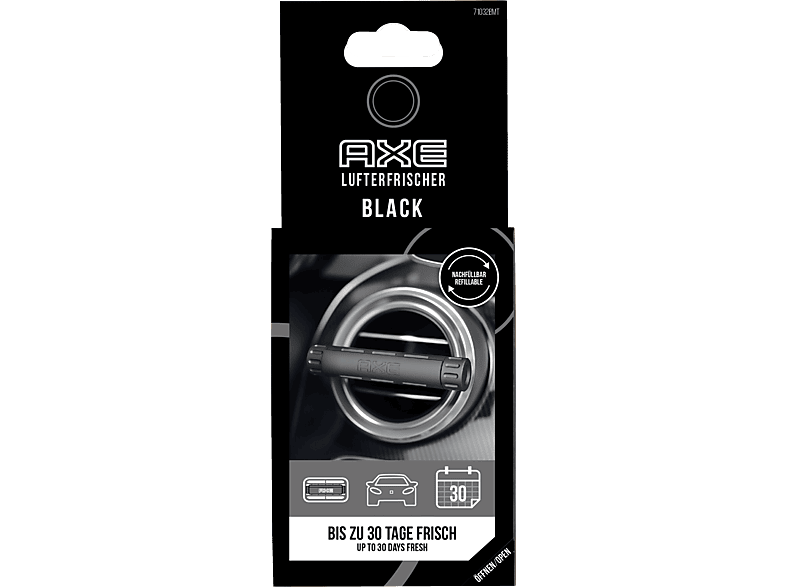 AXE Aluminium Refillable Vent Air - Black Lufterfrischer, Schwarz von AXE