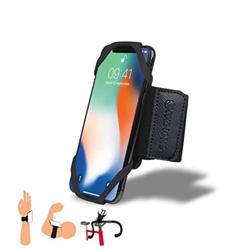 AXELENS Sport Armband Handy Halterung bis zu 7'' Zoll Universal 3 in 1 mit 360 ° Rotation Gym Joggen Radfahren kompatibel iPhone, Samsung, Xiaomi - SCHWARZ AXELENS Sport Armband Handy Halterung bis zu 7'' Zoll Universal 3 in 1 mit 360 ° Rotation Gym Joggen Radfahren kompatibel iPhone, Samsung, Xiaomi - SCHWARZ von AXELENS